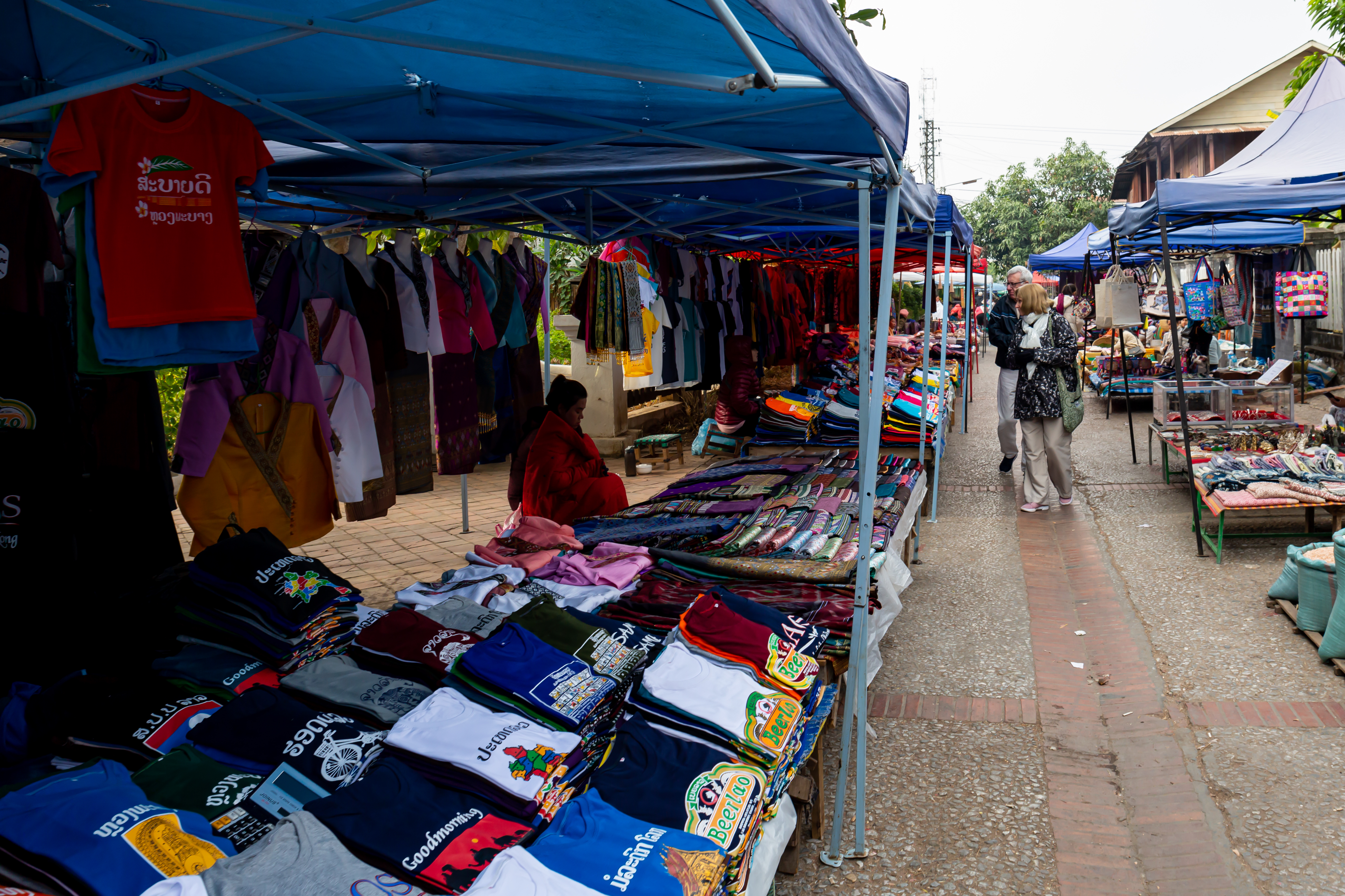 A market in Luang Prabang